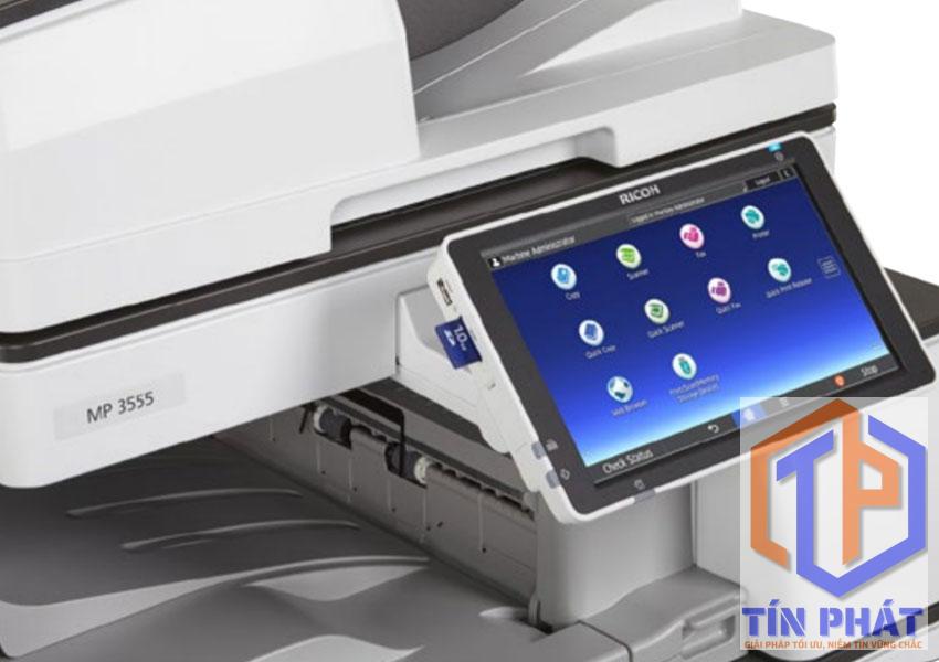 Máy photocopy Ricoh mp 3055 sử dụng màn hình thông minh